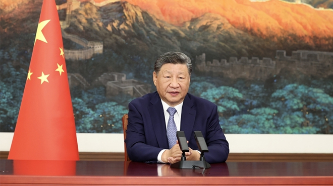 習(xí)近平在聯(lián)合國(guó)氣候變化峰會(huì)發(fā)表視頻致辭